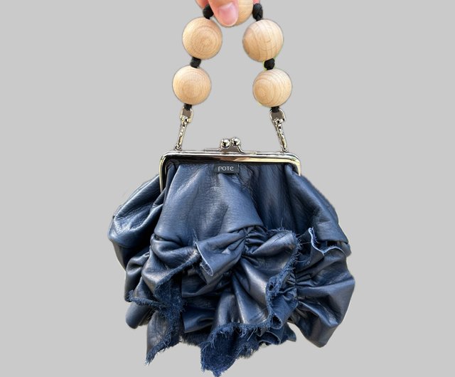 仕立て屋pote フリル巾着バッグ