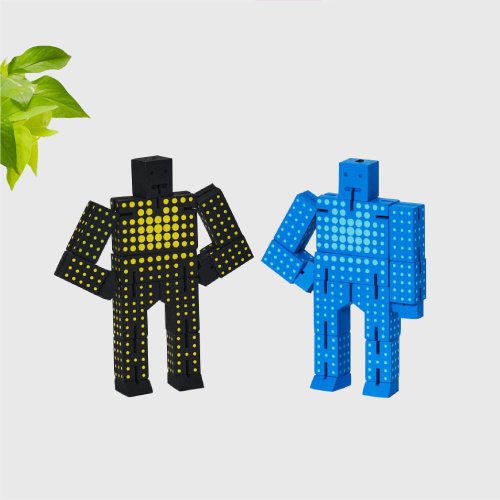 Cubebot 臺灣總代理 Cubebot 酷比人【限定款】山毛櫸積木變形機器人公仔-點點人