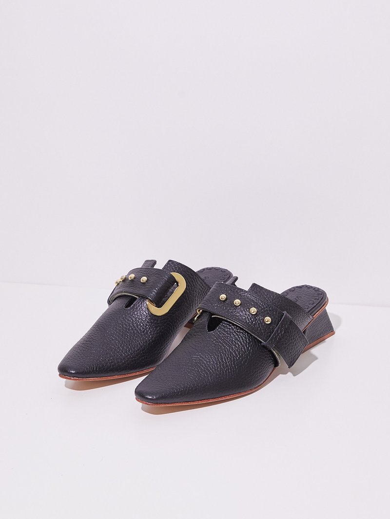 3.2 回程騾子/榛子 - 其他女皮鞋 - 真皮 白色