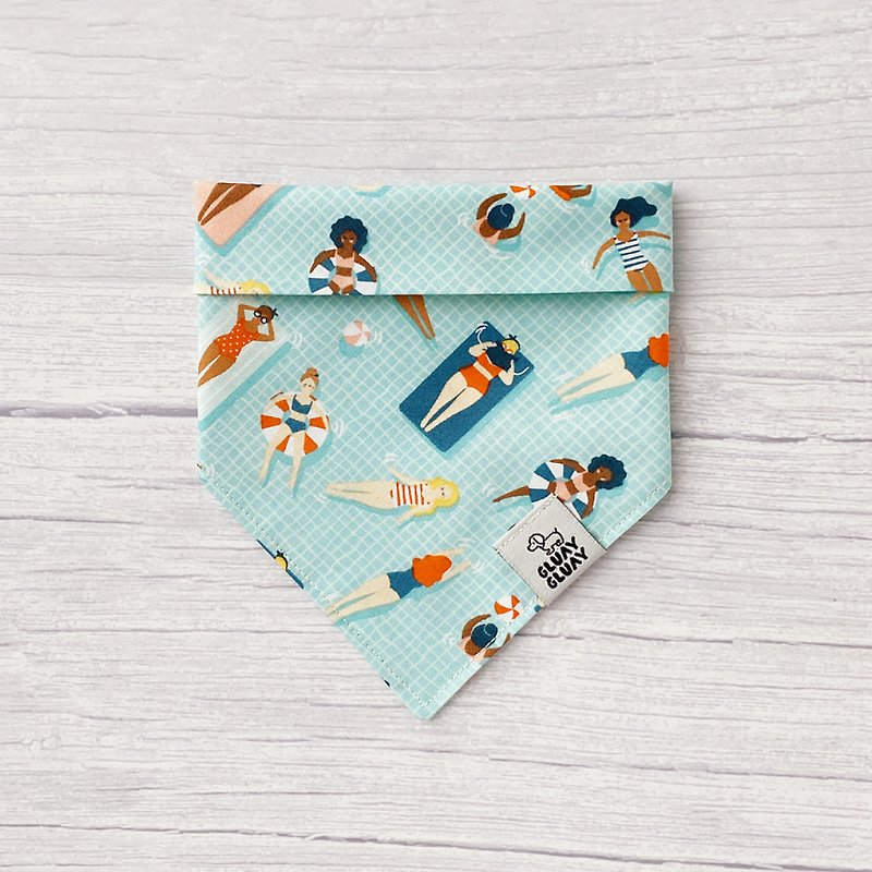 Summer Vibes: Dog and cat bandana - Collars & Leashes - Other Materials 