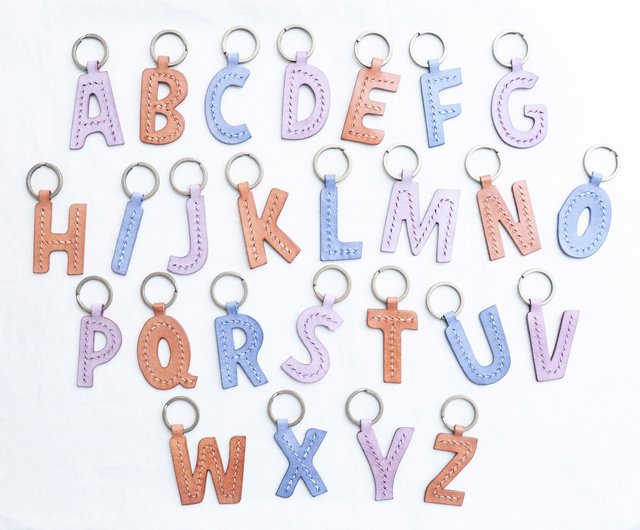 Alphabet Keyring A-L, Keyrings