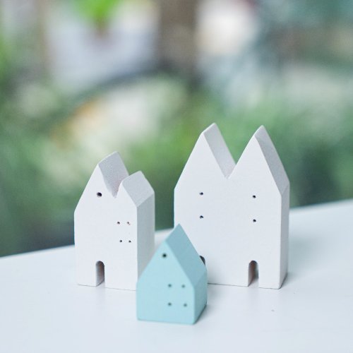 eguchi toys 故事積木 - 三角屋組