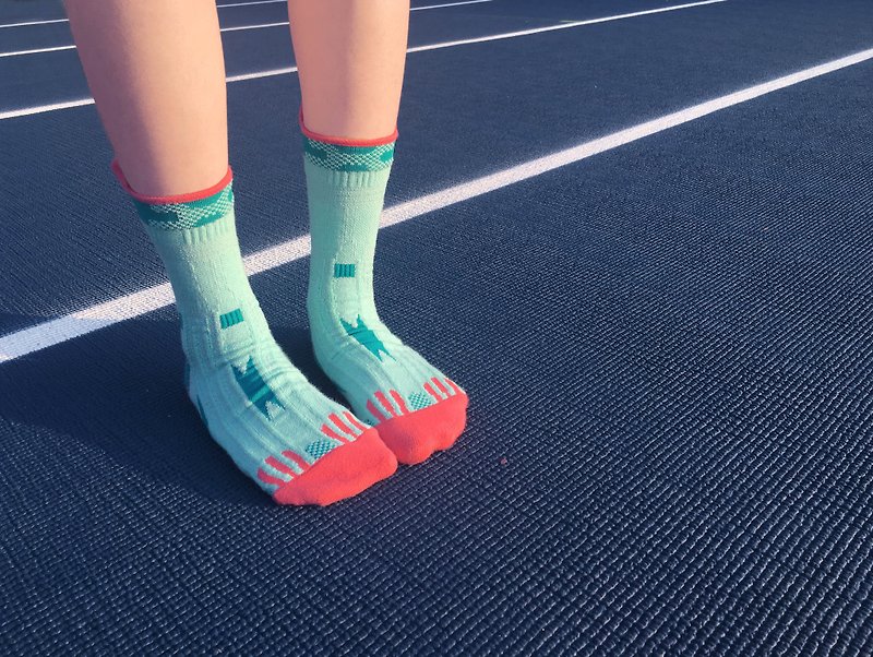 Rose Atlantis ADSU socks - ถุงเท้า - เส้นใยสังเคราะห์ สึชมพู