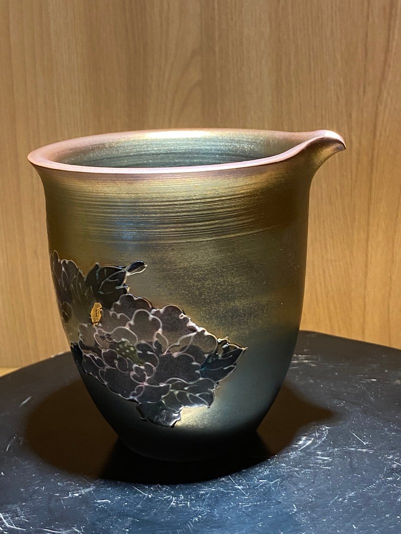 柴燒釉彩茶海 - 茶壺/茶杯/茶具 - 陶 