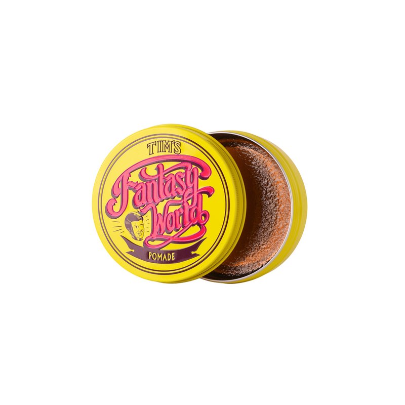 Fantasy World Pomade 黃罐 強力定型髮油 100g - 男性保養/清潔/修容工具 - 其他材質 