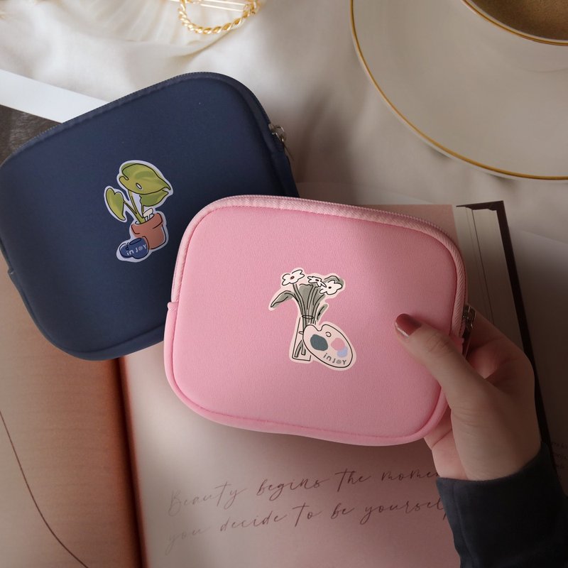 Daily time , 3C accessories makeups Small Things Universal storage bag - กระเป๋าแล็ปท็อป - วัสดุกันนำ้ สีดำ