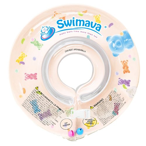 Swimava 台灣總代理 英國Swimava G1軟糖熊嬰兒游泳脖圈-標準尺寸