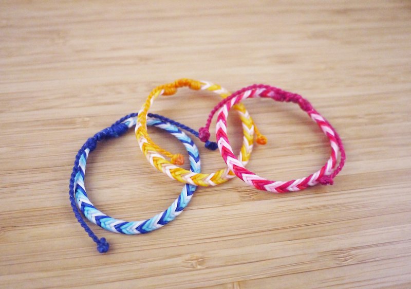 [Classic] Versatile silk Wax thread thin model - Bracelets - Other Materials Multicolor