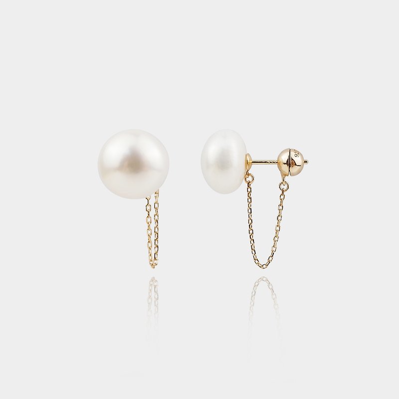 OILE pearl earrings - Earrings & Clip-ons - Pearl Gold