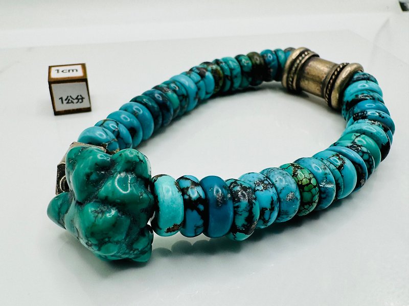 Turquoise Stone bracelet - Bracelets - Semi-Precious Stones Green