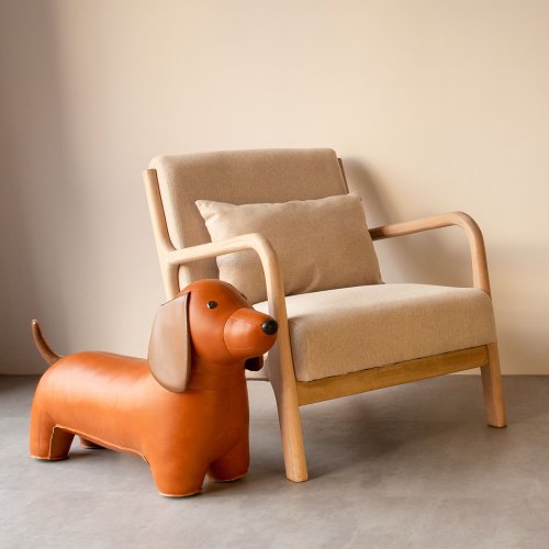 チェア＆スツール】ダックスフント テッケル レザー装飾 |新築祝いの