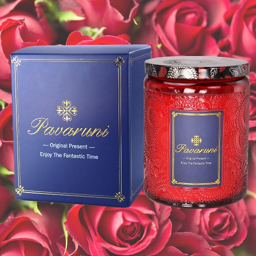 美國Pavaruni香氛精油蠟燭設計館 Pavaruni美國原創凡爾賽玫瑰香氛蠟燭禮盒100種香味植物香氣香薰