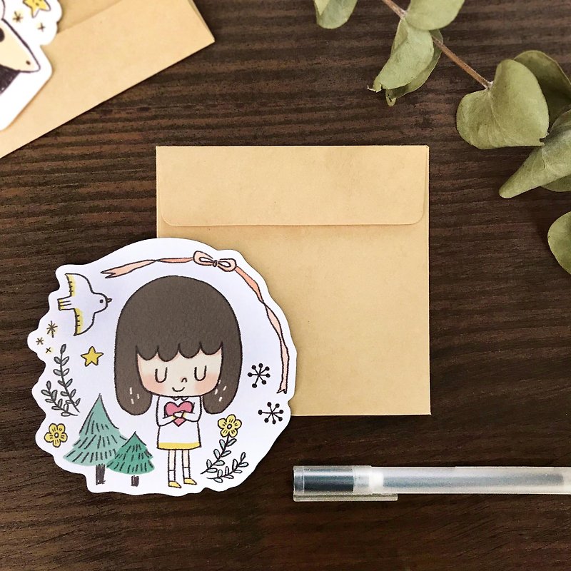 Styling Card | Healing Sen Series - Love Girl - การ์ด/โปสการ์ด - กระดาษ 