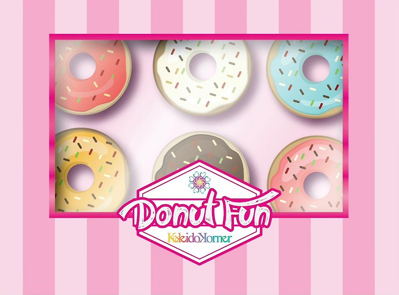 DonutFun Chassis Expansion Set - Board Games & Toys - Paper Pink