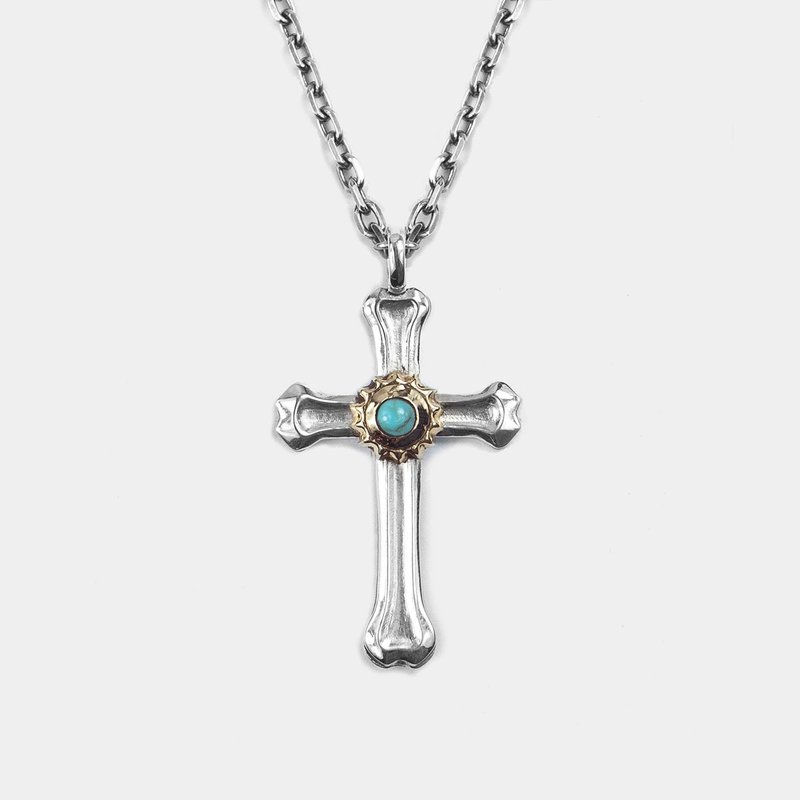 Bone Cross Necklace - 項鍊 - 純銀 