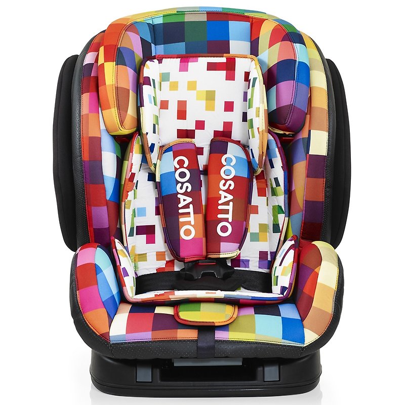 British Cosatto Hug Group 123 Isofix Car Seat - Pixelate - Other - Other Materials Multicolor