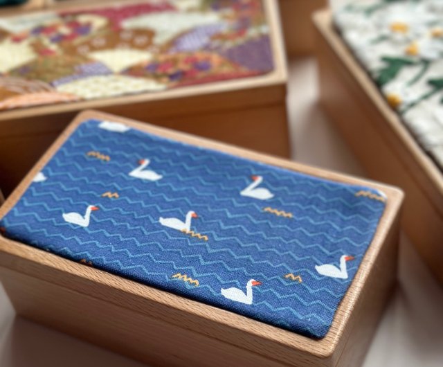 アヒルの子無垢材ジュエリーボックス - ショップ Bagel Baggo