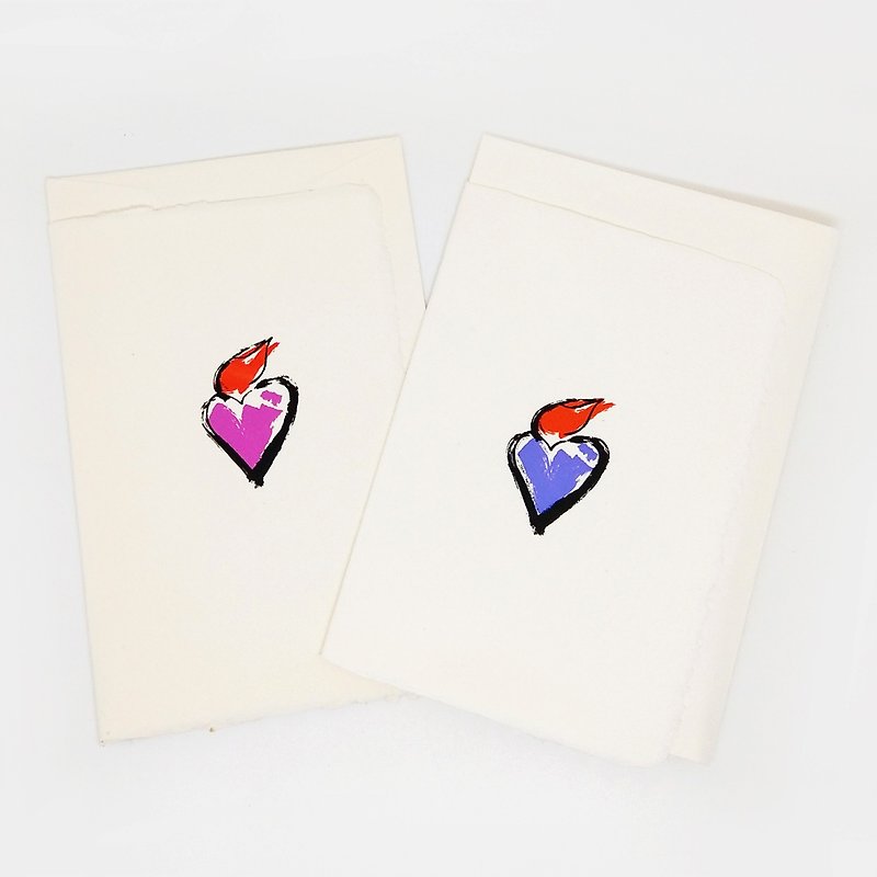 Handmade screen printing cards in Germany-Passion Universal Card | BETHGE - Cards & Postcards - Paper Pink