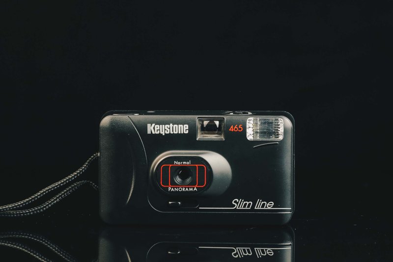 Keystone 465 Slim line #135 film camera - กล้อง - โลหะ สีดำ