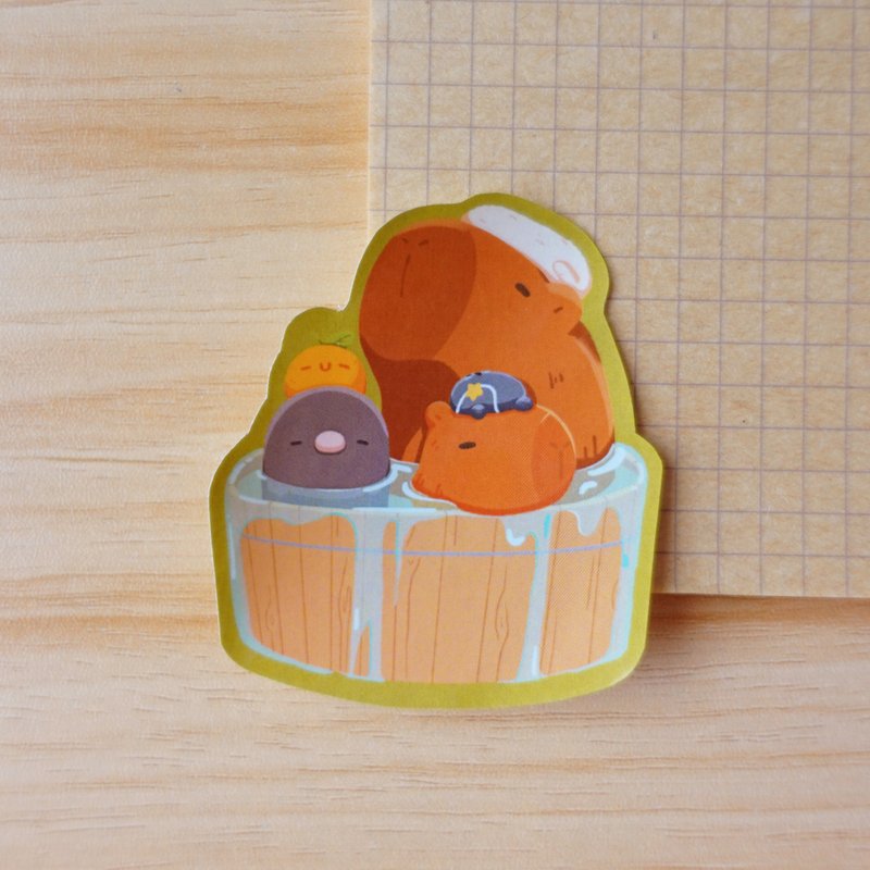 【插畫貼紙】動物系列 - 貼紙 - 紙 咖啡色