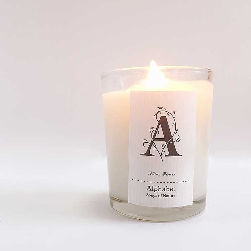 Art Lab - Alphabet Fragrant Candle - 14 Style - Candles & Candle Holders - Wax White