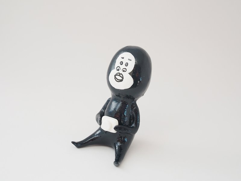 Scoop gorilla(irosiro) - 公仔模型 - 紙 黑色