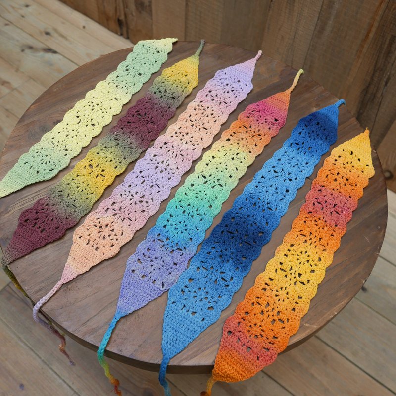 Tie dye Weave Hairband - เครื่องประดับผม - ผ้าฝ้าย/ผ้าลินิน หลากหลายสี