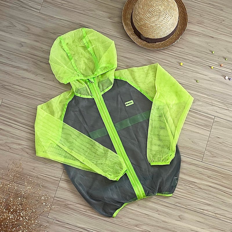 Japan-mothkeehi-Children's Outdoor Mosquito Jacket - Coats - Polyester Green