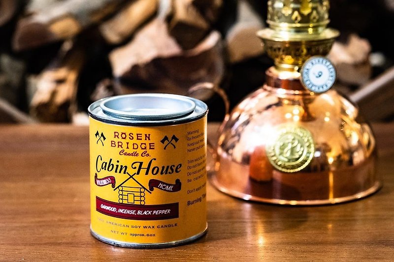 Cabin House 小木屋 大豆香氛蠟燭 - 香薰蠟燭/燭台 - 蠟 黃色