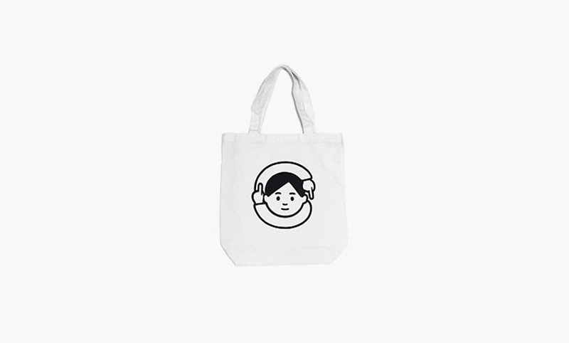 NORITAKE-RECYCLE BOY (totebag) - Messenger Bags & Sling Bags - Cotton & Hemp White