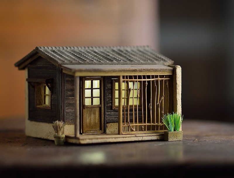 Cement Old House Creation-Zhuli Old House (Customized) - Items for Display - Cement Brown
