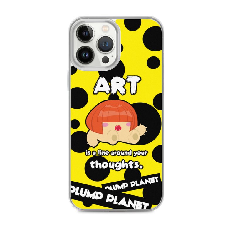 Life Art Quotes - 防摔手機透明軟殼 iphone13 12 11 Pro max - 手機殼/手機套 - 塑膠 黃色