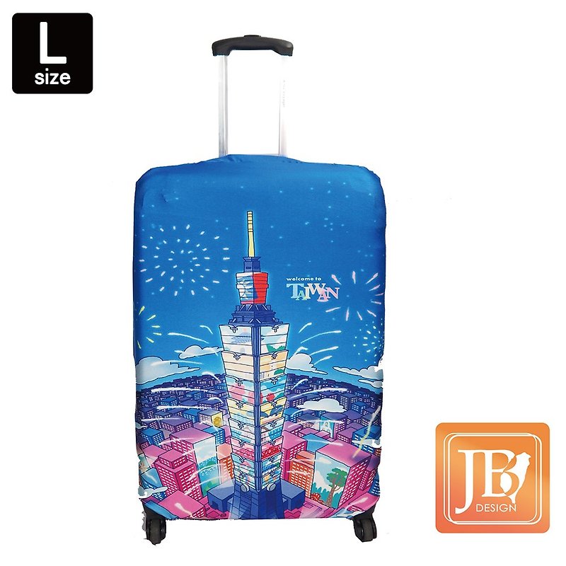 LittleChili Luggage Cover-Taipei Fireworks L - Luggage & Luggage Covers - Other Materials 