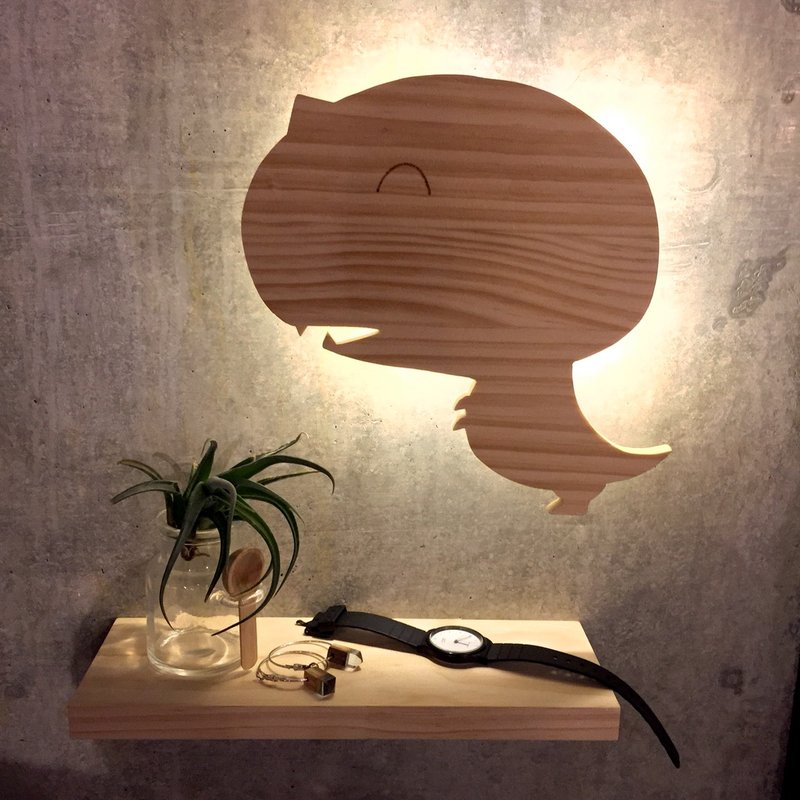 [Wenrun Woodwork] Pat the Wall Lamp Taipei Songyan - งานฝีมือไม้/ไม้ไผ่ - ไม้ 