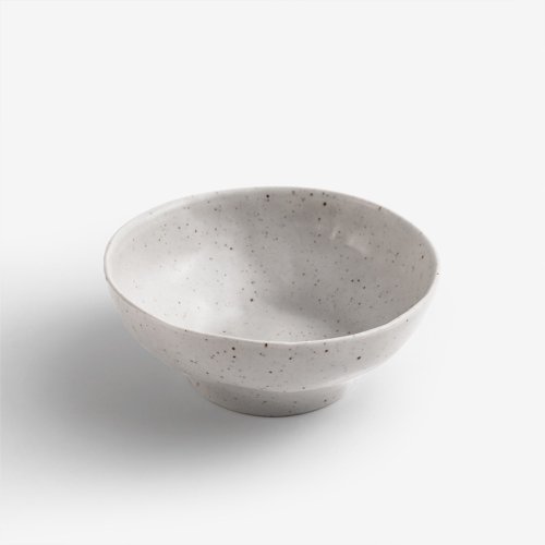 WAGA 餐桌器物 【激美新品】WAGA 手捻霧灰 陶瓷碗12cm