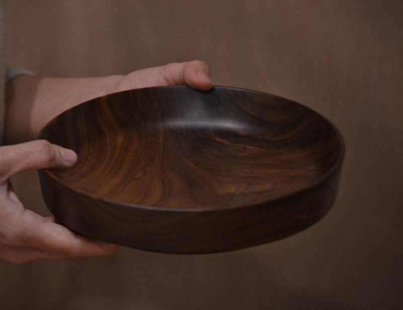 胡桃木盤 #01 - 盤子/餐盤/盤架 - 木頭 