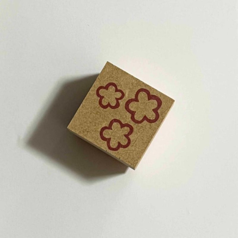 ラバースタンプ お花 エピリリオリジナル - 印章/印台 - 橡膠 