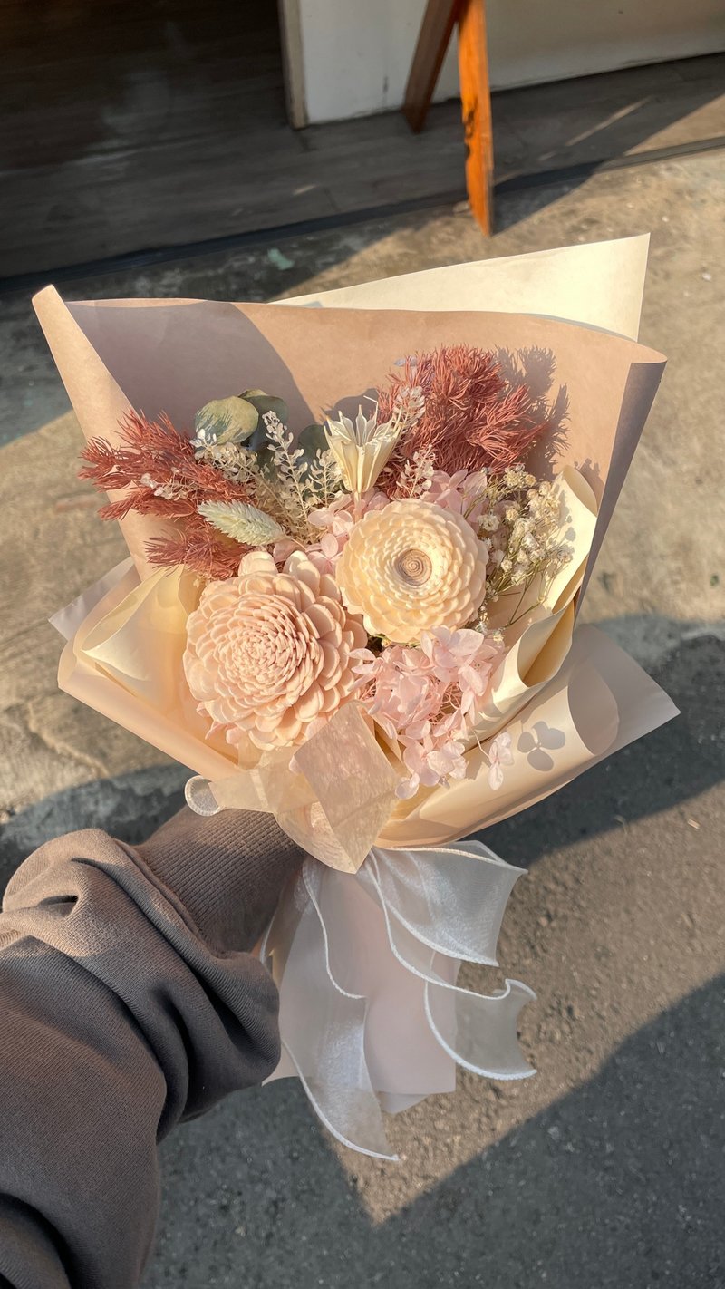 Time Flower 乾燥花束 畢業花束 - 乾燥花/永生花 - 植物．花 