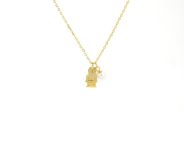 Pinkoi ×miffy】ミッフィーとメラニーのネックレス(へそ出し