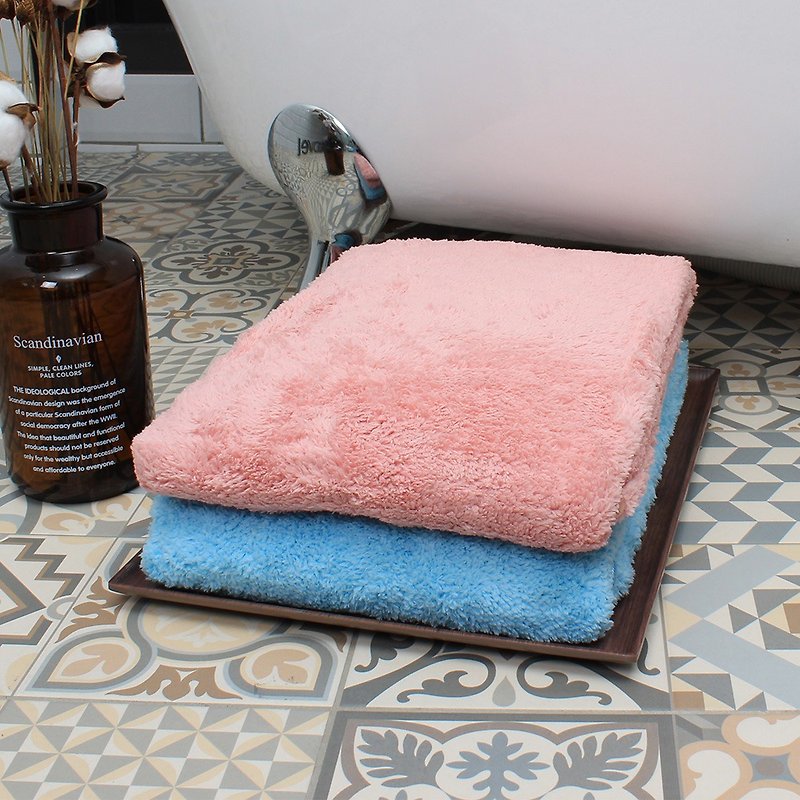 [Fast Shipping] Lovel 7x Water Absorbent Antibacterial Microfiber Shower Cap/Small Bath Towel/Bath Towel Set - อื่นๆ - เส้นใยสังเคราะห์ หลากหลายสี