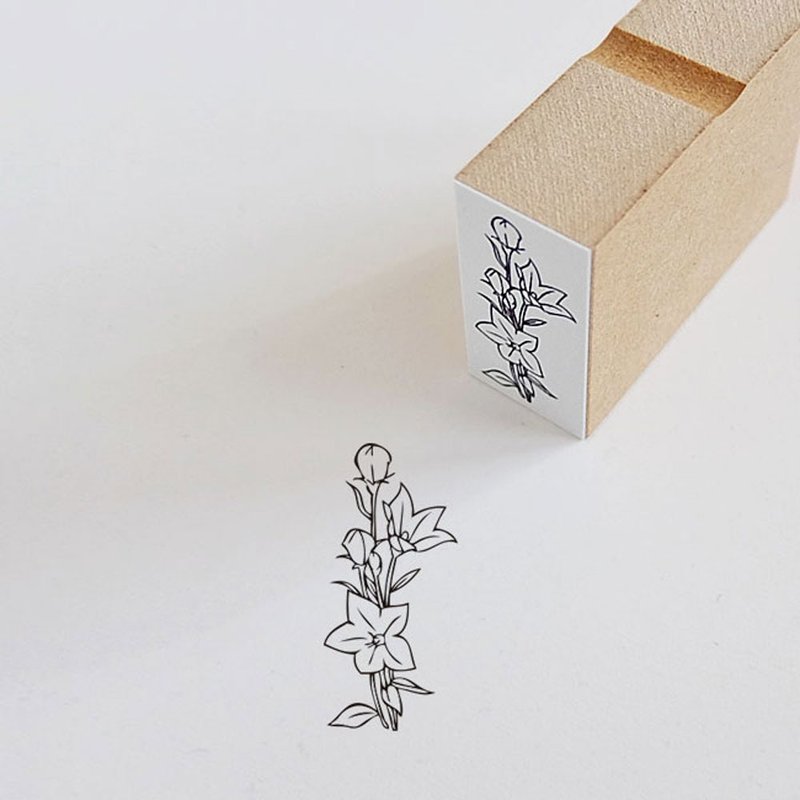 Rubber stamp Kikyo - ตราปั๊ม/สแตมป์/หมึก - ยาง สีนำ้ตาล