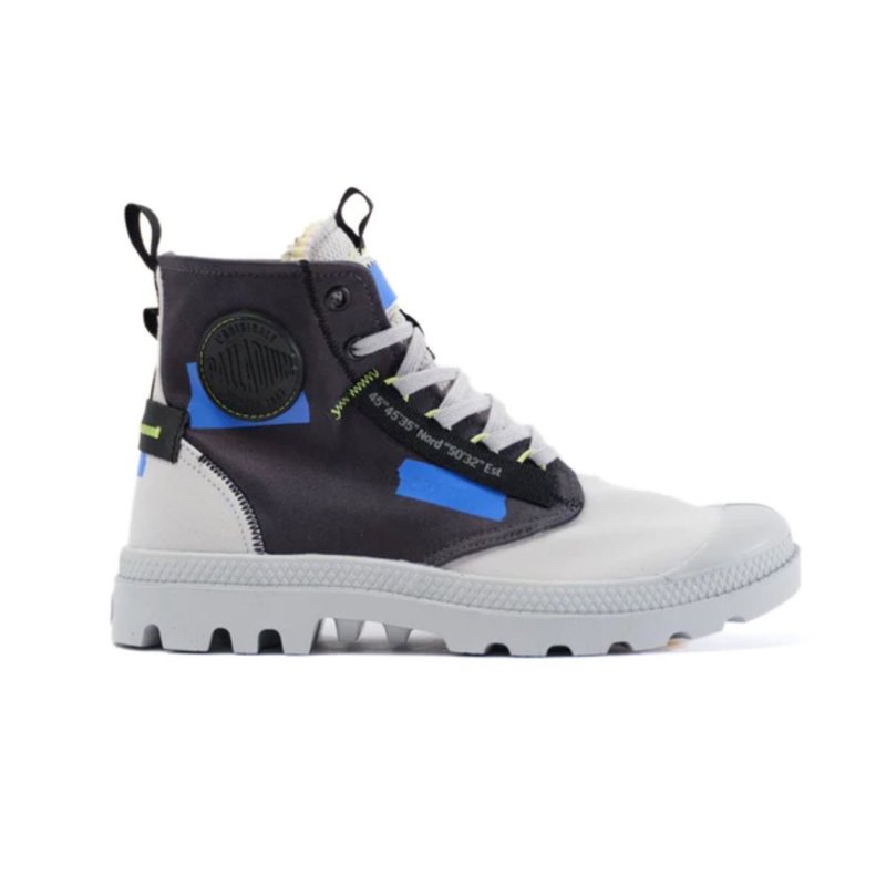 PALLADIUM PAMPA environmentally friendly recycled trendy design high boots 77220 - รองเท้าบูธผู้ชาย - วัสดุอีโค หลากหลายสี