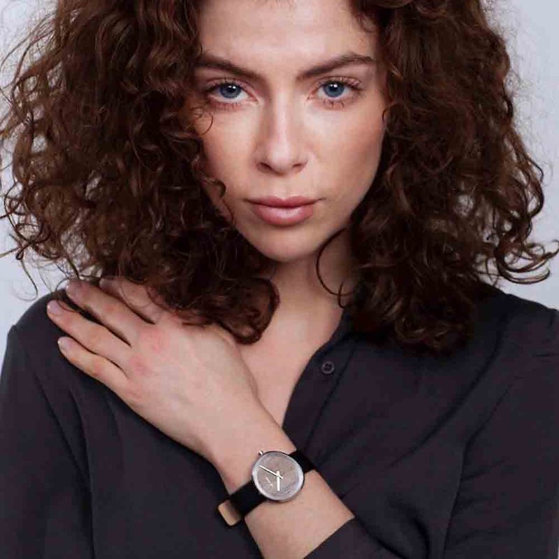 VEJRHOJ Danish Hoy Classic Log Watch-Nora Coffee Brown-Natural Walnut - Women's Watches - Other Metals 