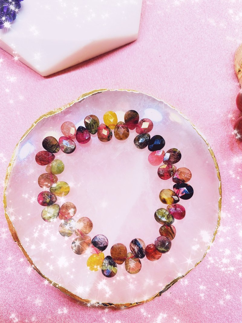 Tourmaline my love - สร้อยข้อมือ - เครื่องประดับพลอย หลากหลายสี
