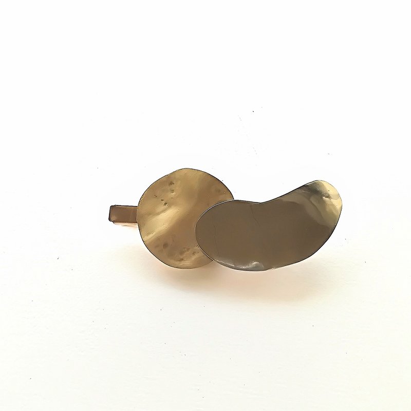Puddle hair clip - Hair Accessories - Copper & Brass Gold