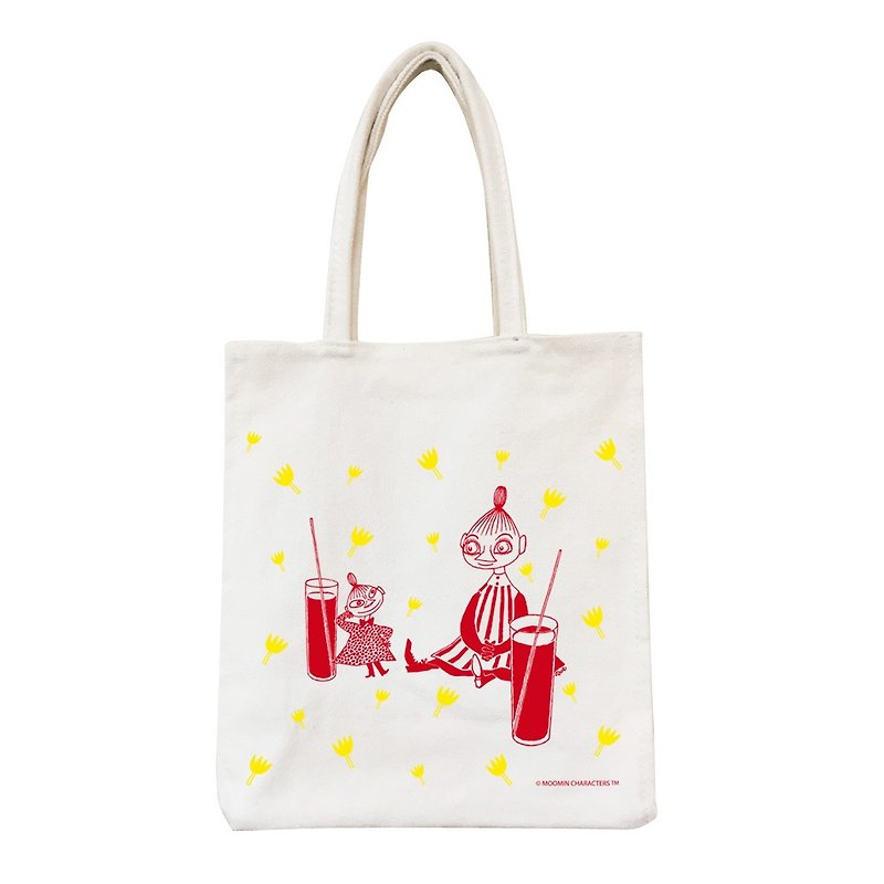 Moomin 噜噜 米 Authorization-Picnic Bag [Meibo and Xiaodian] - Handbags & Totes - Cotton & Hemp Red
