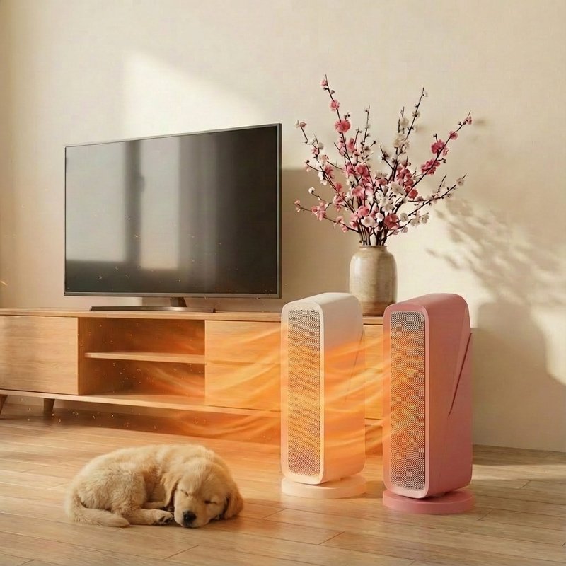 ROOMMI 瞬間速暖温度調節ヒーター (2色) - 毛布・かけ布団 - 磁器 ホワイト