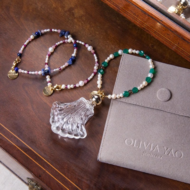 [Experience Course] DIY Natural Gemstone Beaded Bracelet Hanging Chain Small Class Teaching for Six People - งานโลหะ/เครื่องประดับ - เครื่องเพชรพลอย 