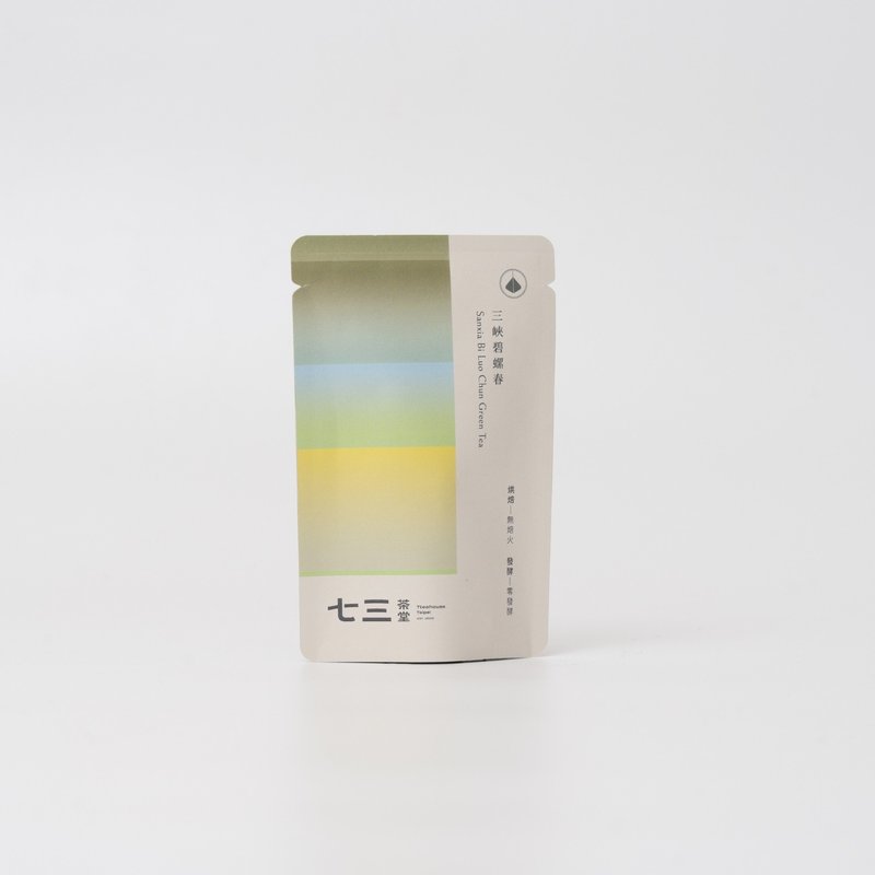 七三茶堂 立體茶包丨三峽碧螺春 1入–單包裝 - 茶葉/茶包/水果茶 - 紙 多色