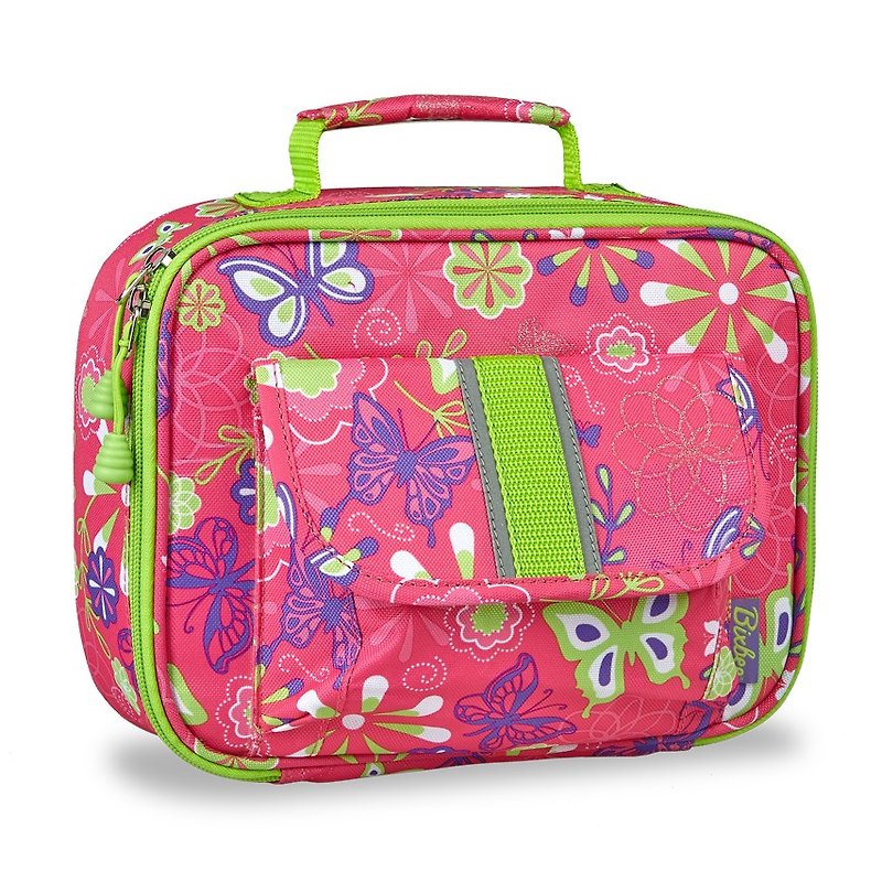 American Bixbee color printing series-colorful butterfly garden insulation bag - Handbags & Totes - Polyester Pink